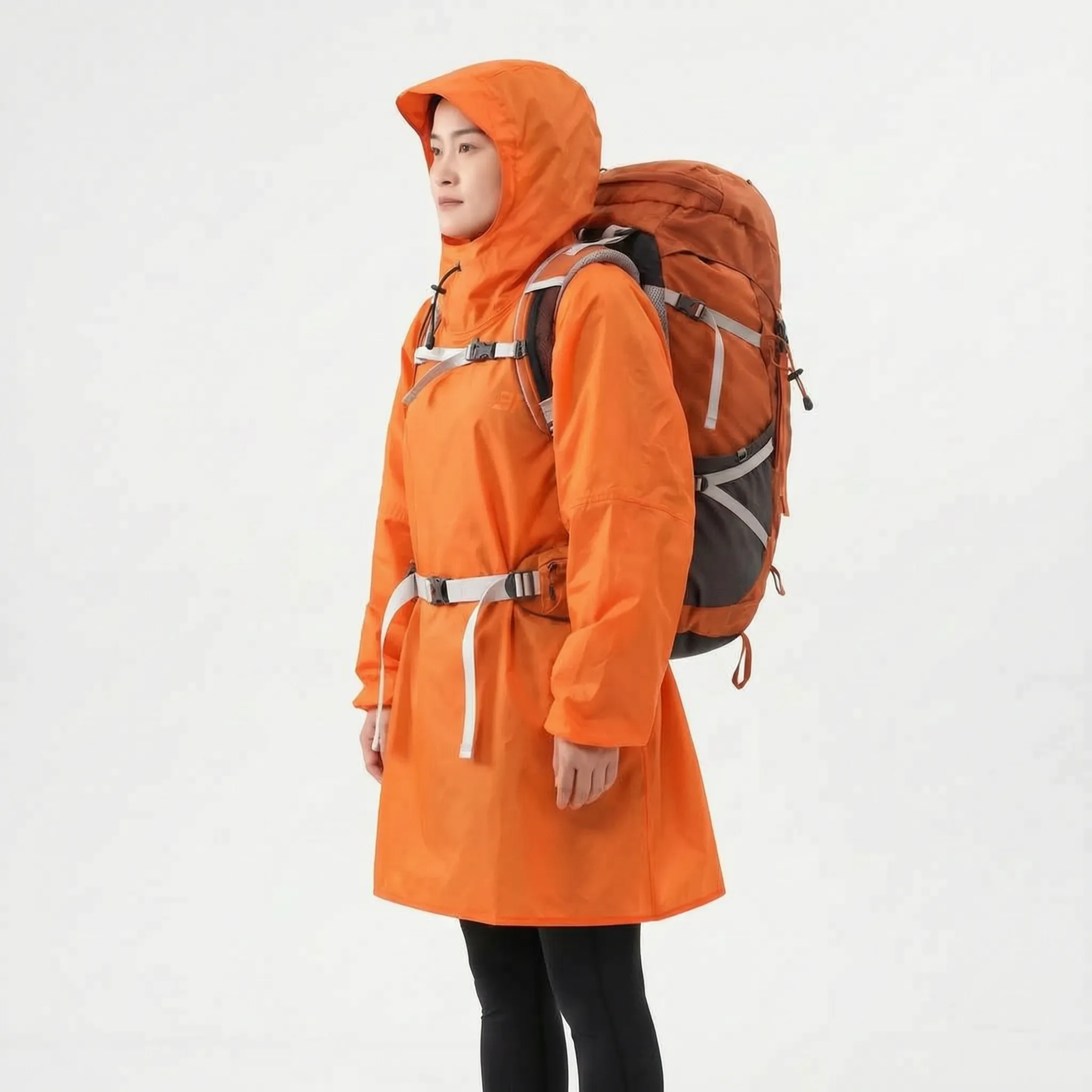 RainGuard Leichter Regenponcho Mit Ärmeln