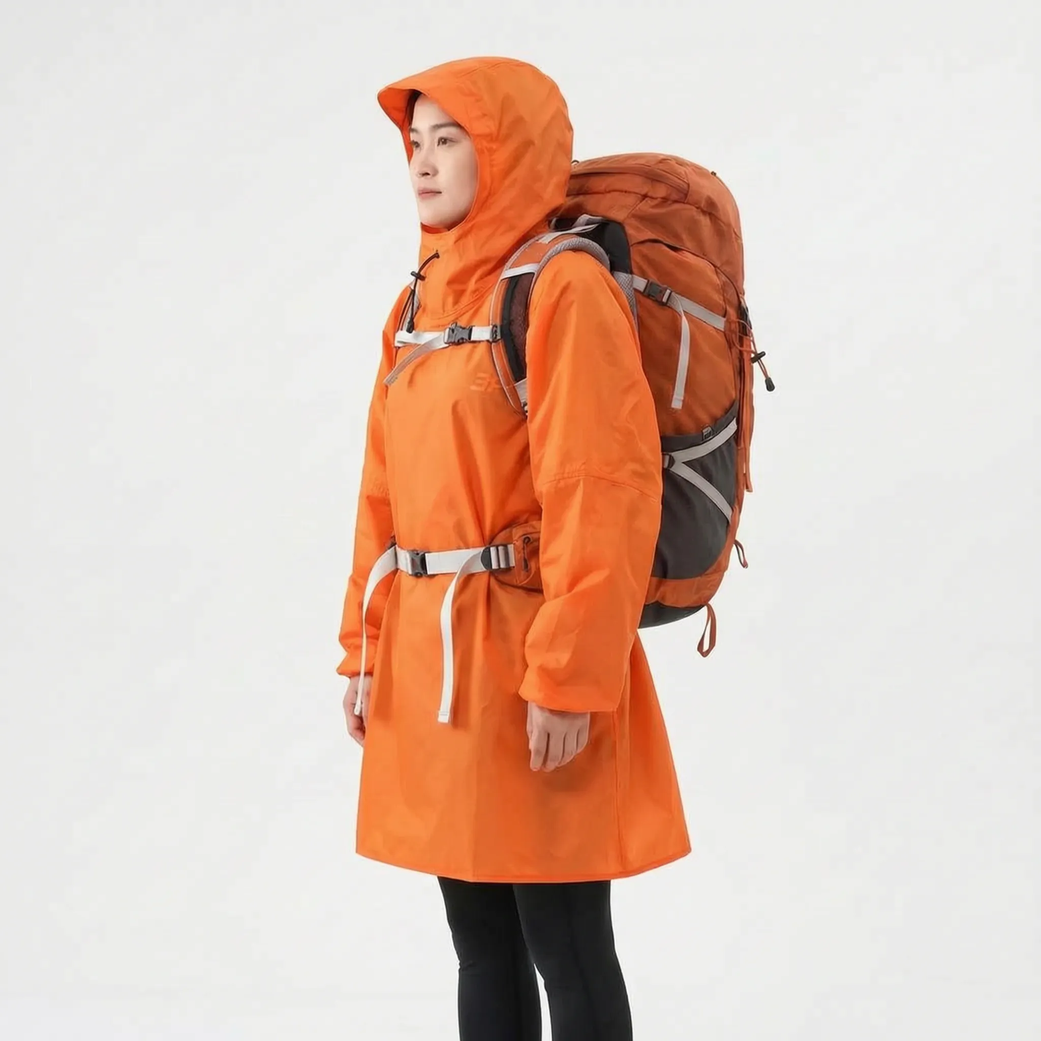 RainGuard Leichter Regenponcho Mit Ärmeln