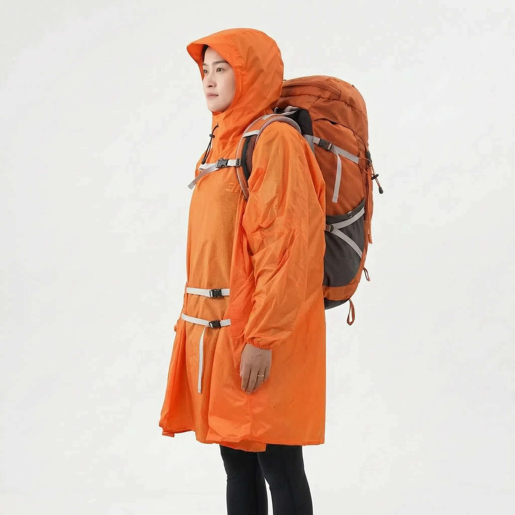 RainGuard Leichter Regenponcho Mit Ärmeln