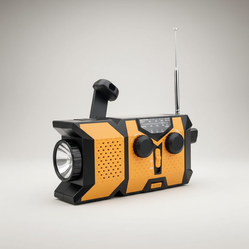 RescueLume Tragbares Kurbelradio