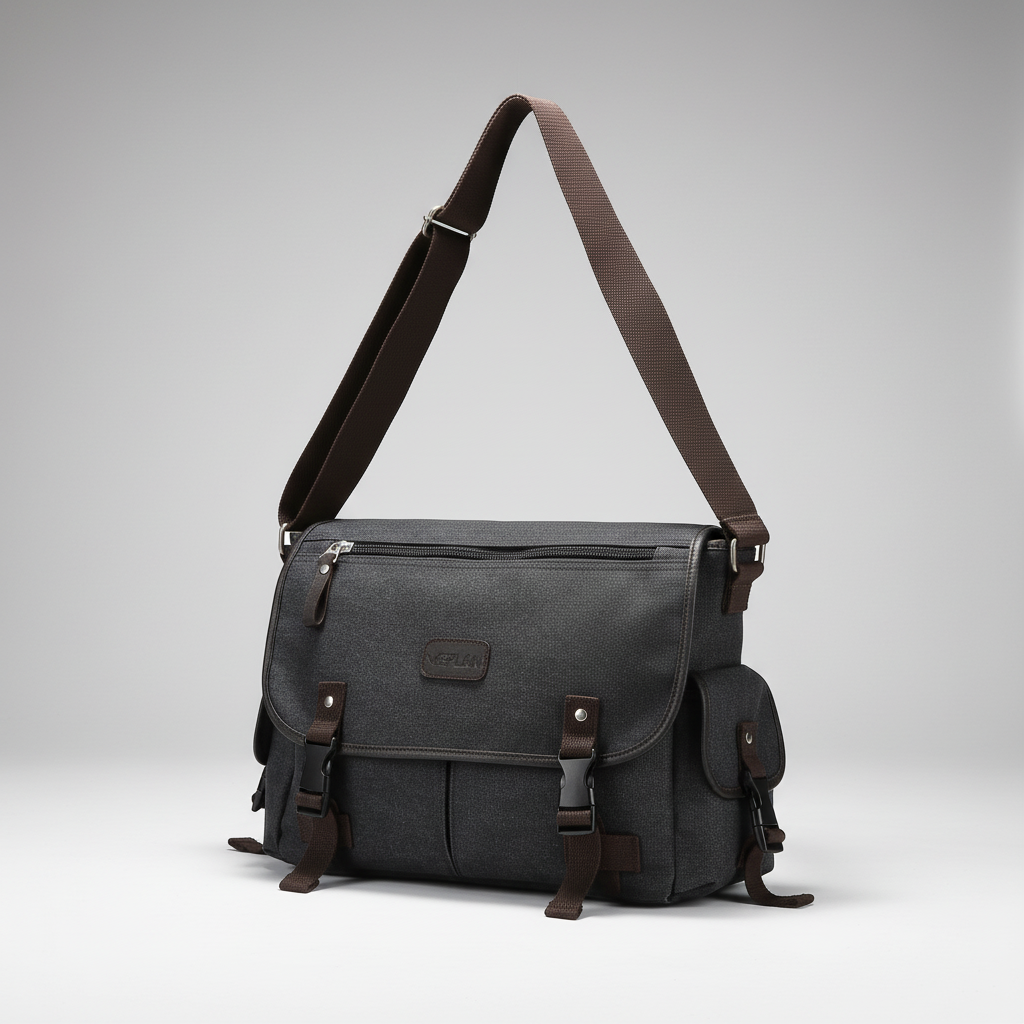 Retro Canvas Messenger Tasche