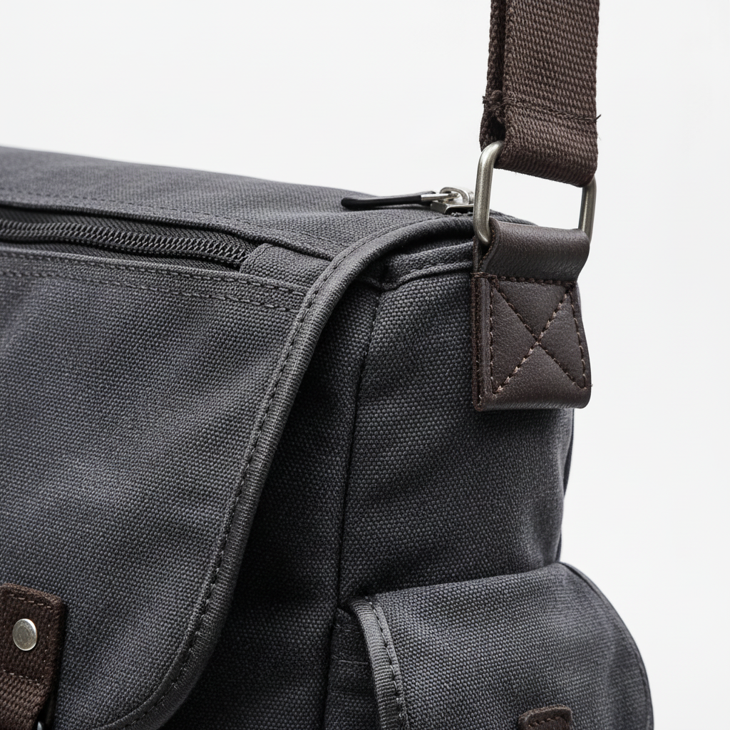 Retro Canvas Messenger Tasche