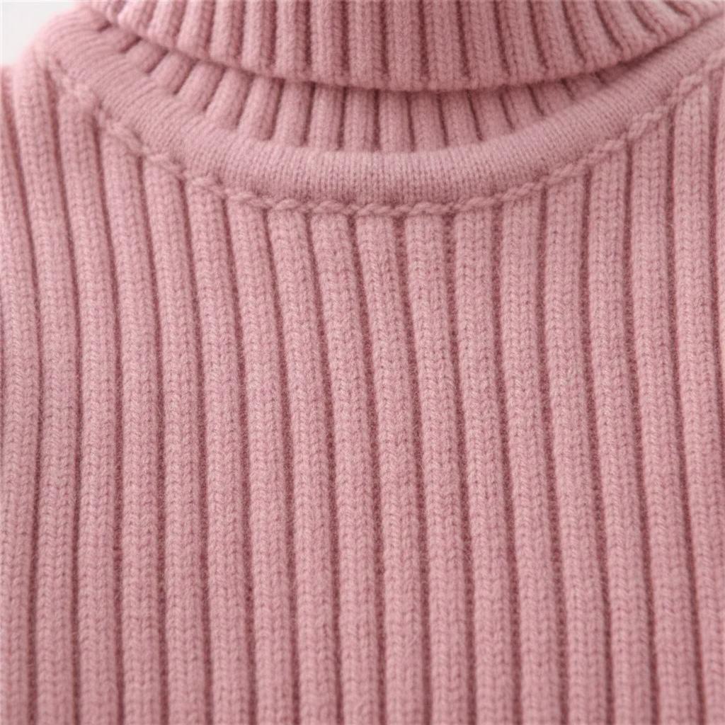 Gerippter Rollkragenpullover