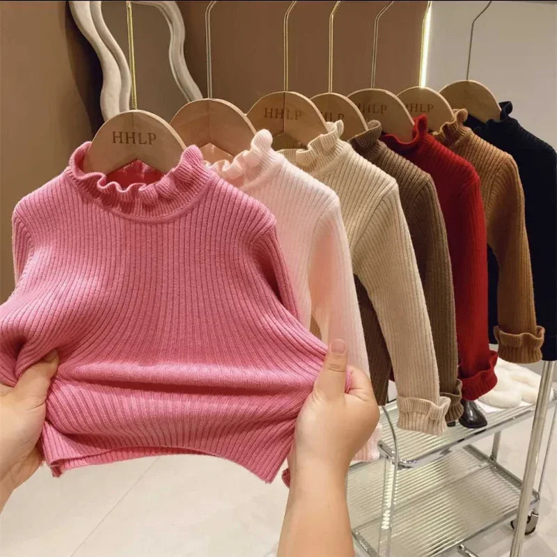 Gerippter Strickpullover
