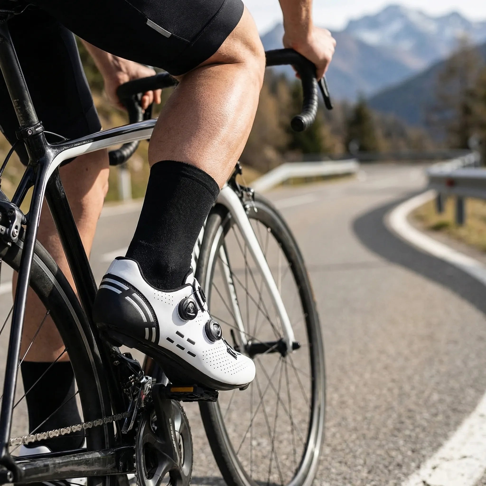 Roadrix Selbstsperrende Rennrad-Schuh
