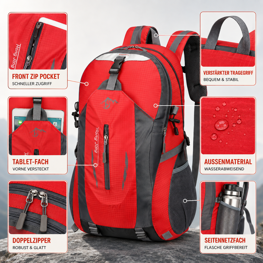 Roamvex Leichter Mehrzweck-Outdoor-Rucksack