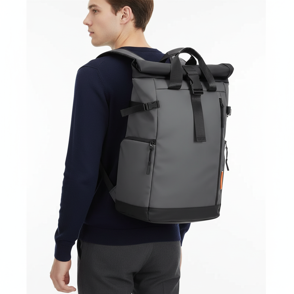 Rolltop-Laptop-Rucksack