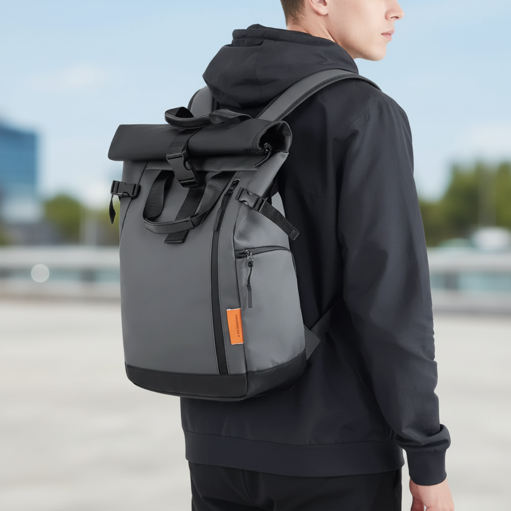 Rolltop-Laptop-Rucksack