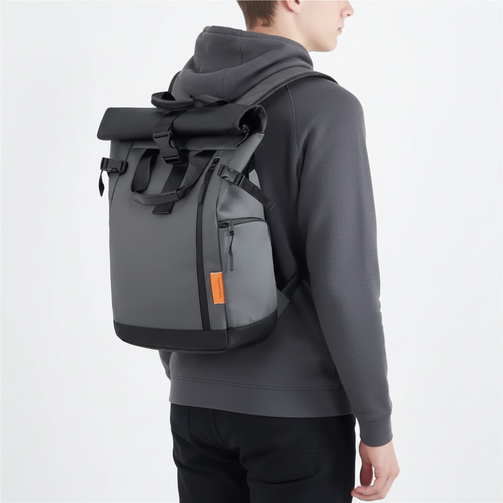 Rolltop-Laptop-Rucksack