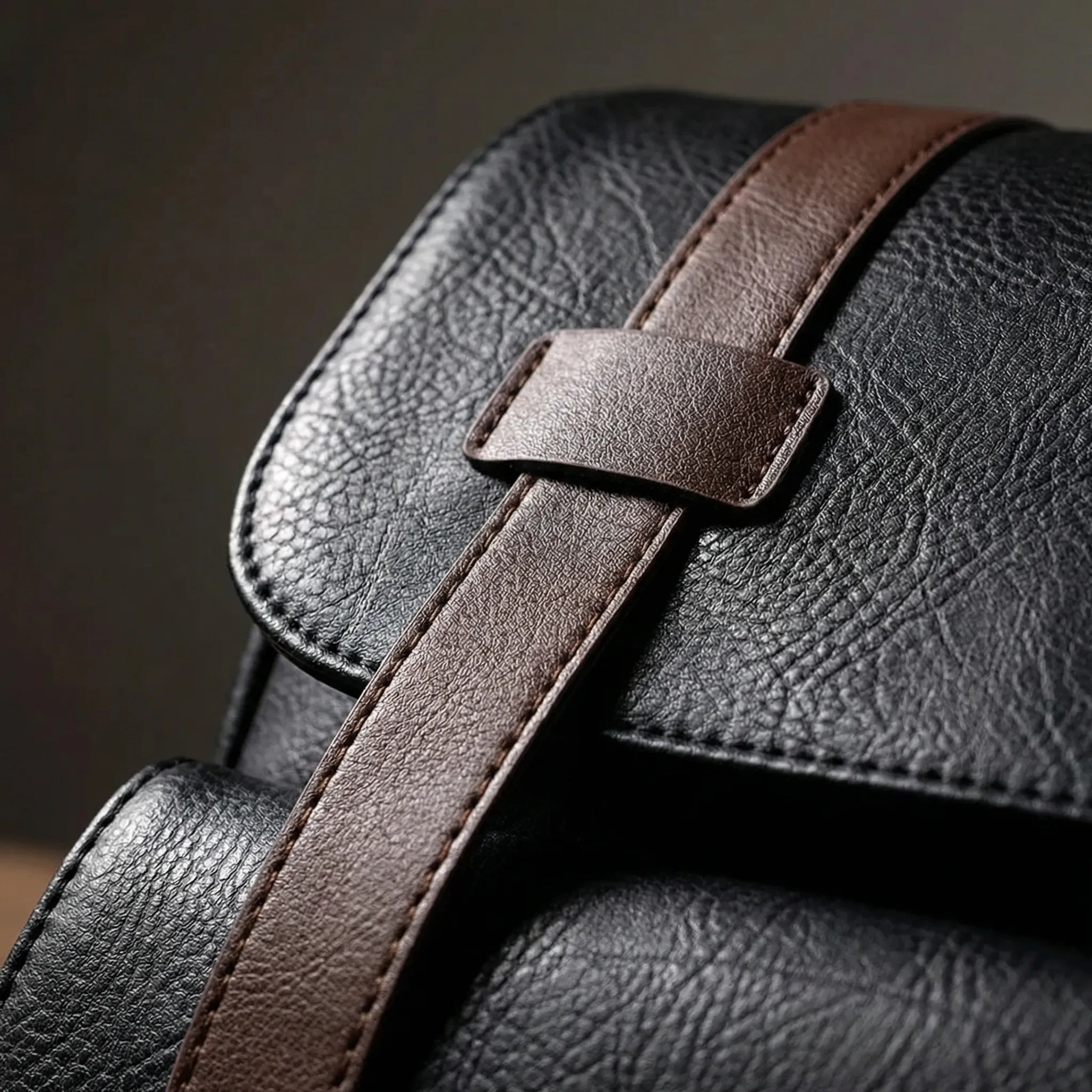 Rovlack Großer Rucksack mit Schnallenverschluss
