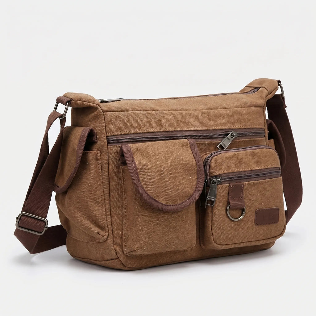 Rovlyn Vintage-Canvas-Umhängetasche