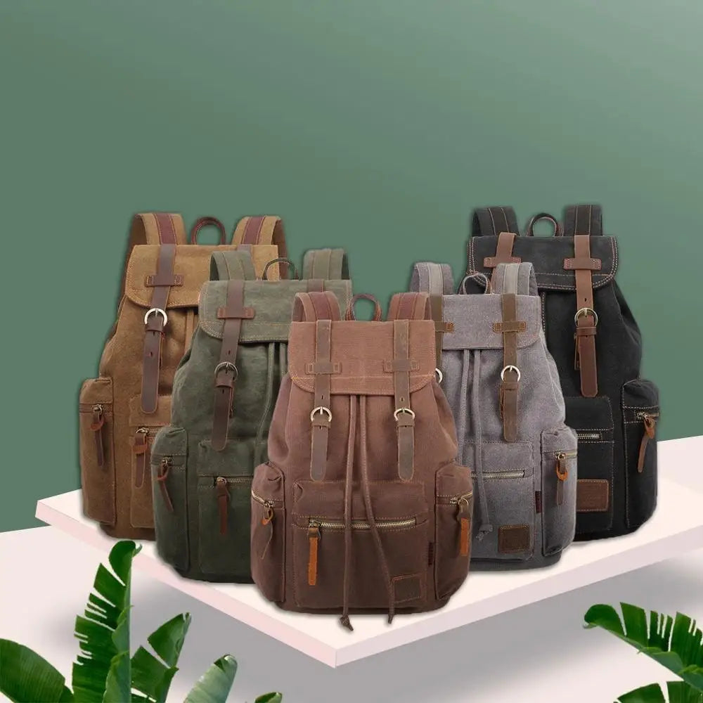 Rovwick Vintage-Stil Kordelzug-Rucksack