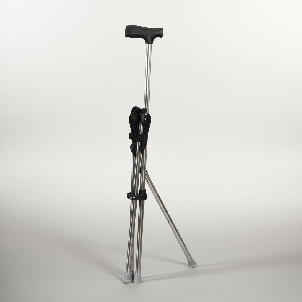 snoutatelier | Sitaraid Klappbarer Aluminium-Gehstock mit Sitz