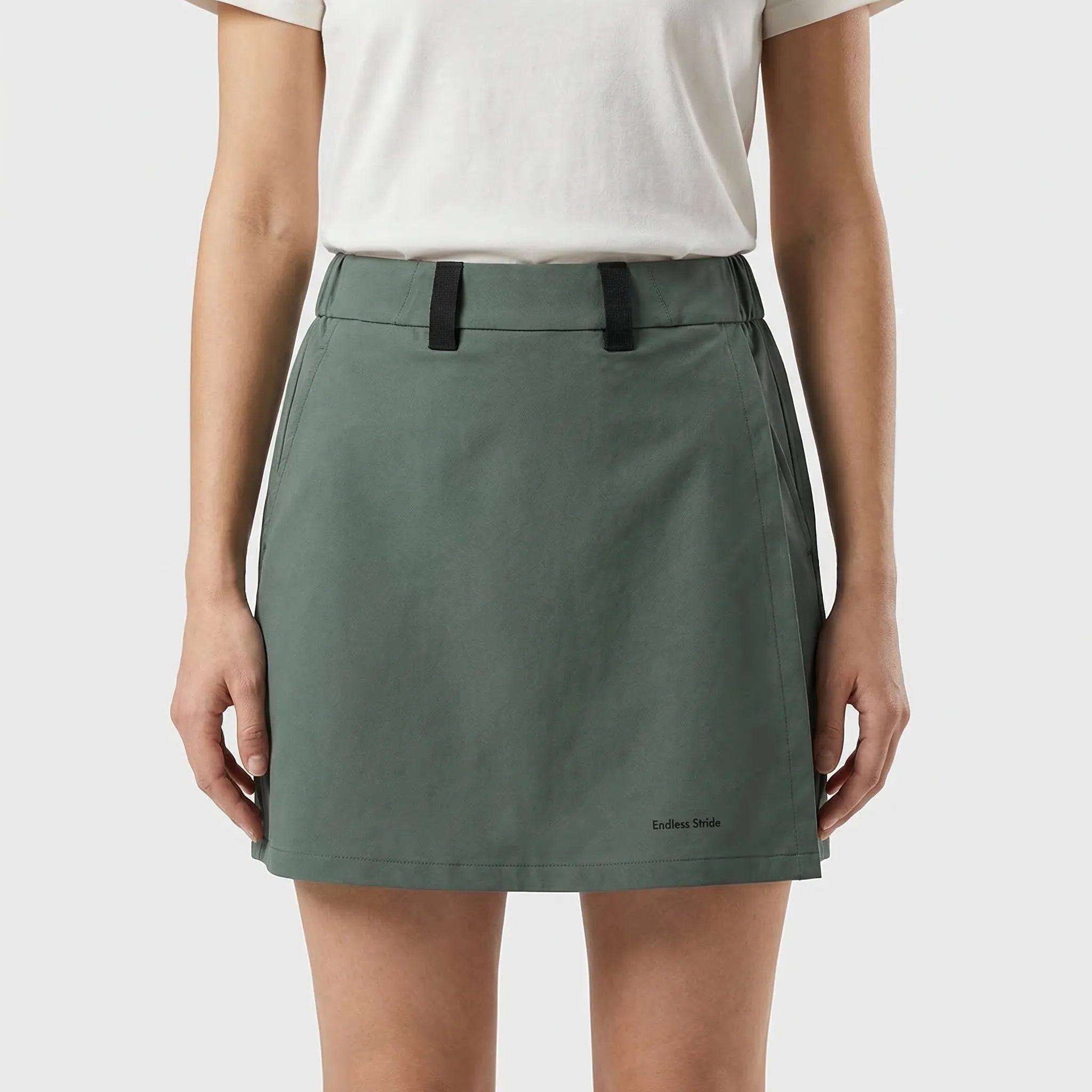 Skortiva A-Linien-Skort mit integrierten Shorts