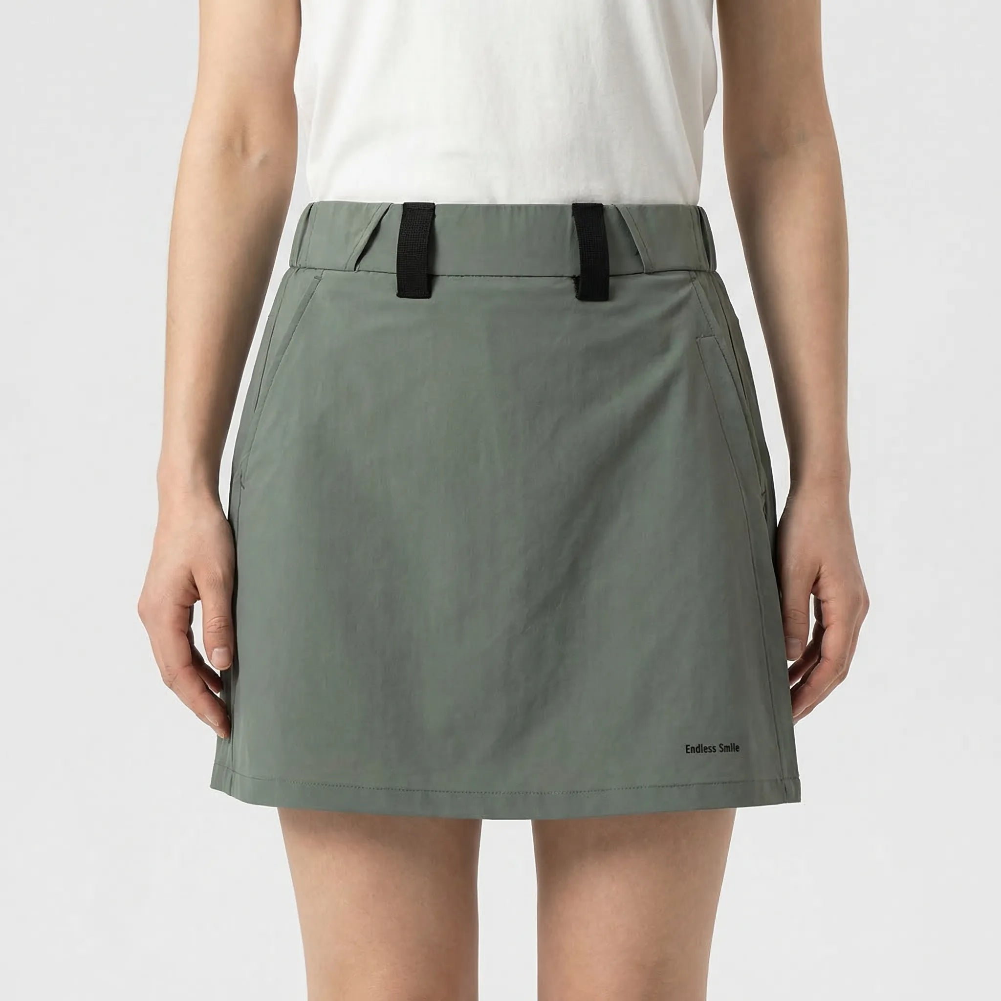 Skortiva A-Linien-Skort mit integrierten Shorts
