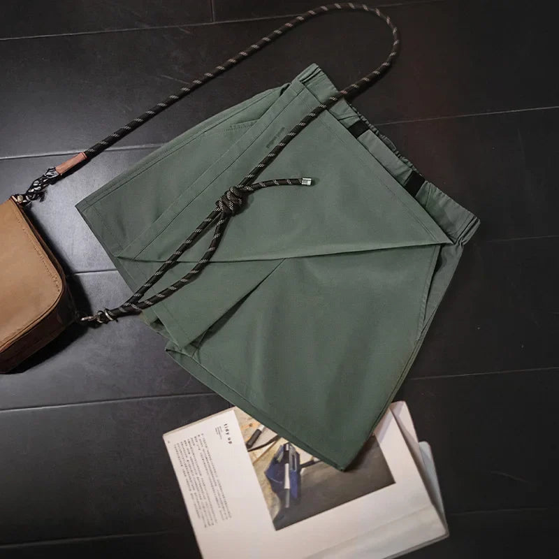 Skortiva A-Linien-Skort mit integrierten Shorts