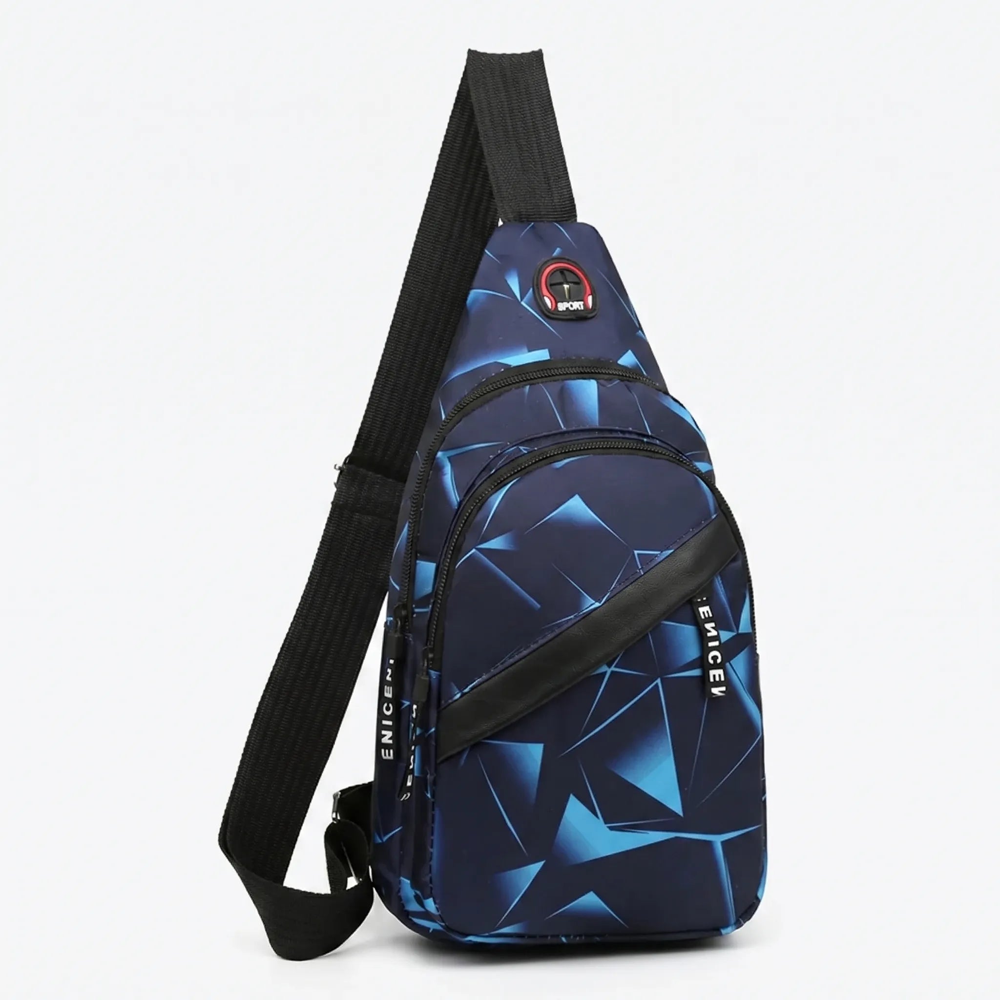 Slantrix Geometrisches Muster Crossbody Brustbeutel