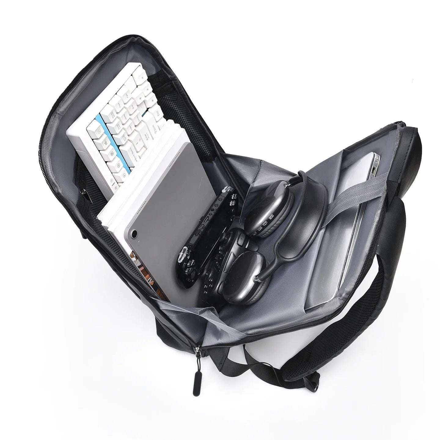 Slyvex Slim Wasserabweisender Laptop-Rucksack