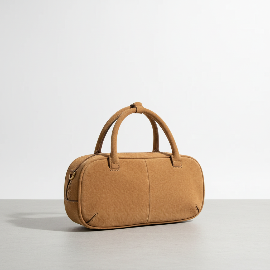 Kleine Boston-Tasche mit doppeltem Tragegriff