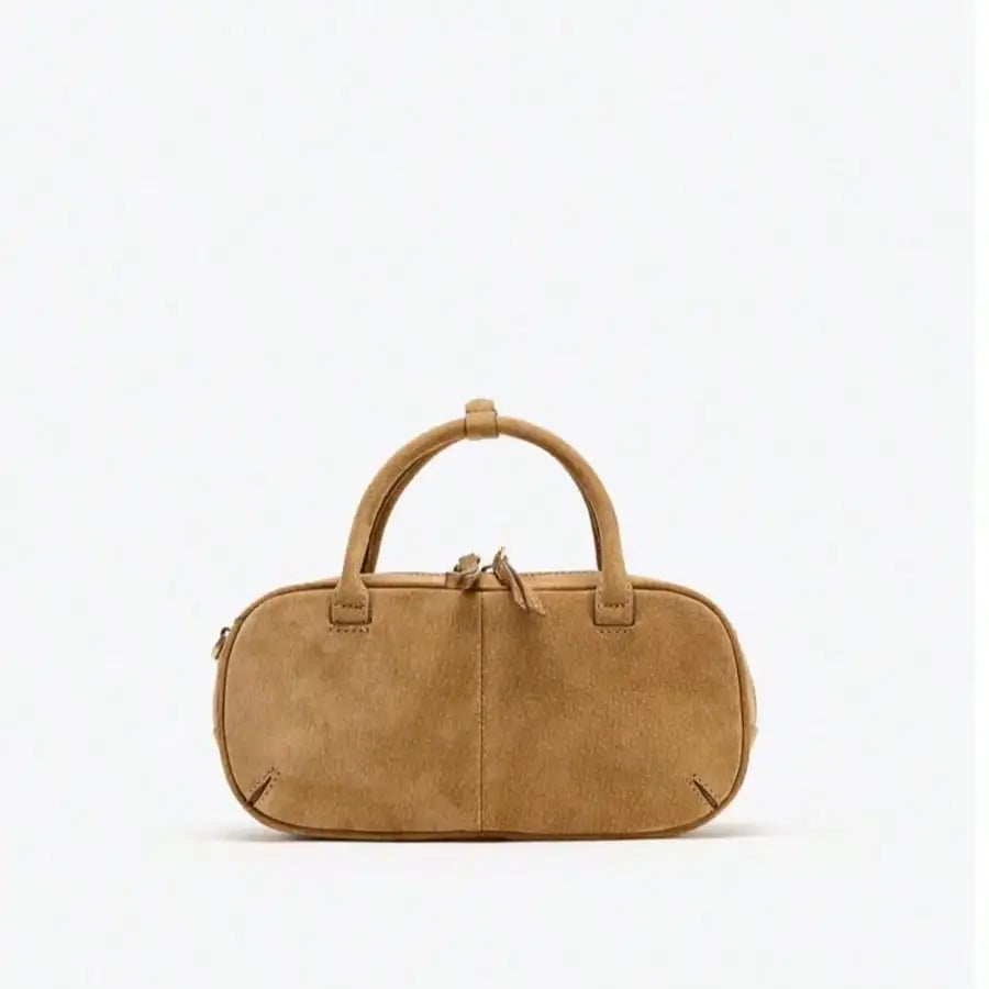 Kleine Boston-Tasche mit doppeltem Tragegriff