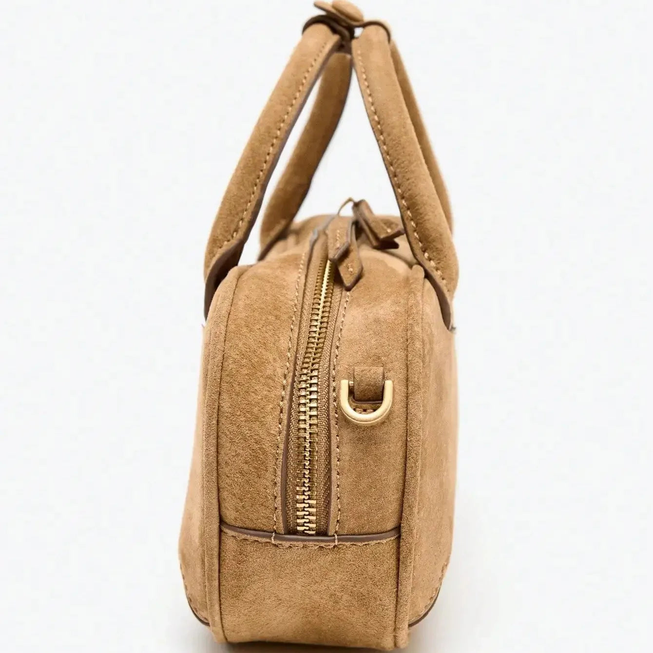 Kleine Boston-Tasche mit doppeltem Tragegriff