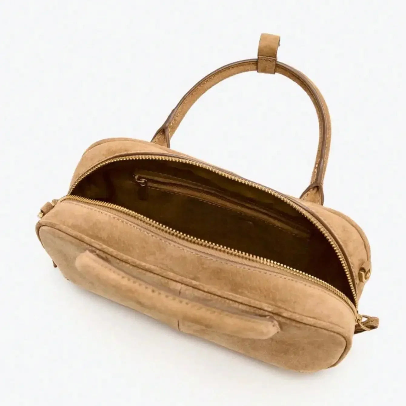 Kleine Boston-Tasche mit doppeltem Tragegriff