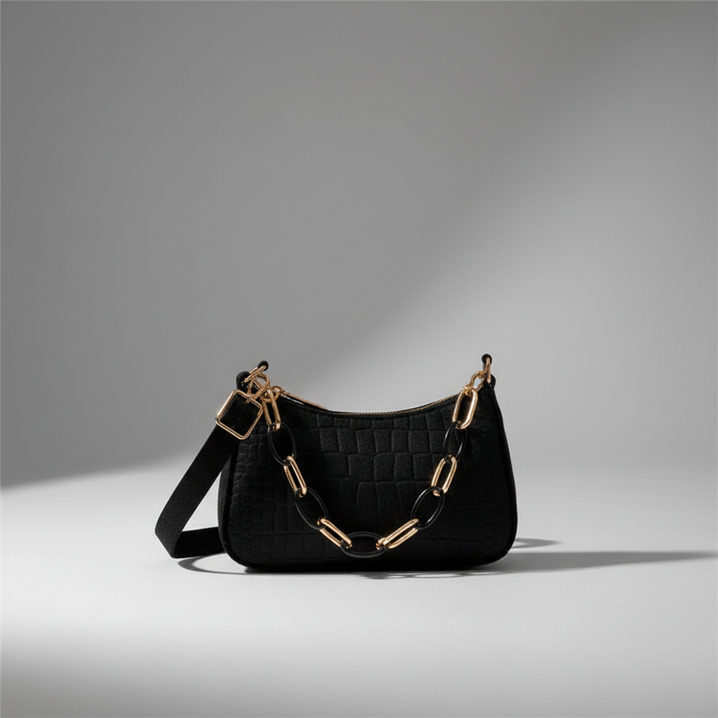 Kleine Filz-Sichel-Tote-Tasche