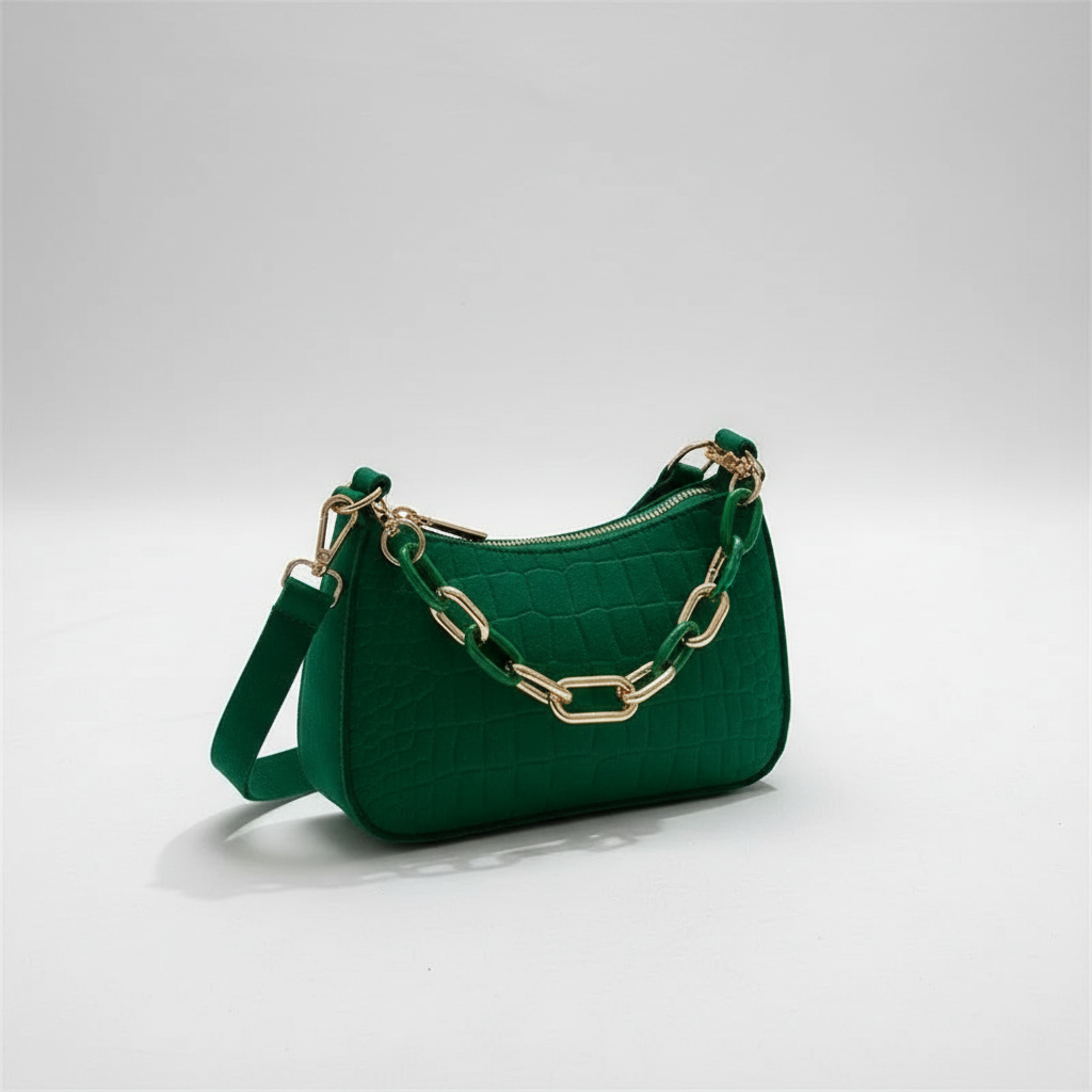 Kleine Filz-Sichel-Tote-Tasche