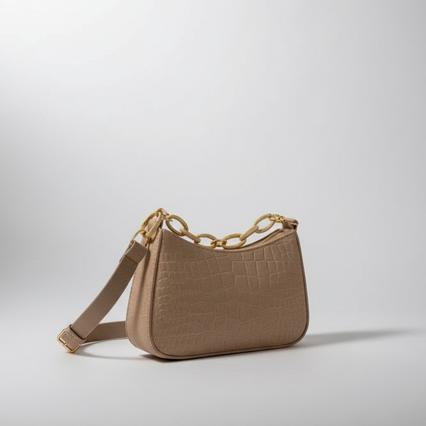 Kleine Filz-Sichel-Tote-Tasche