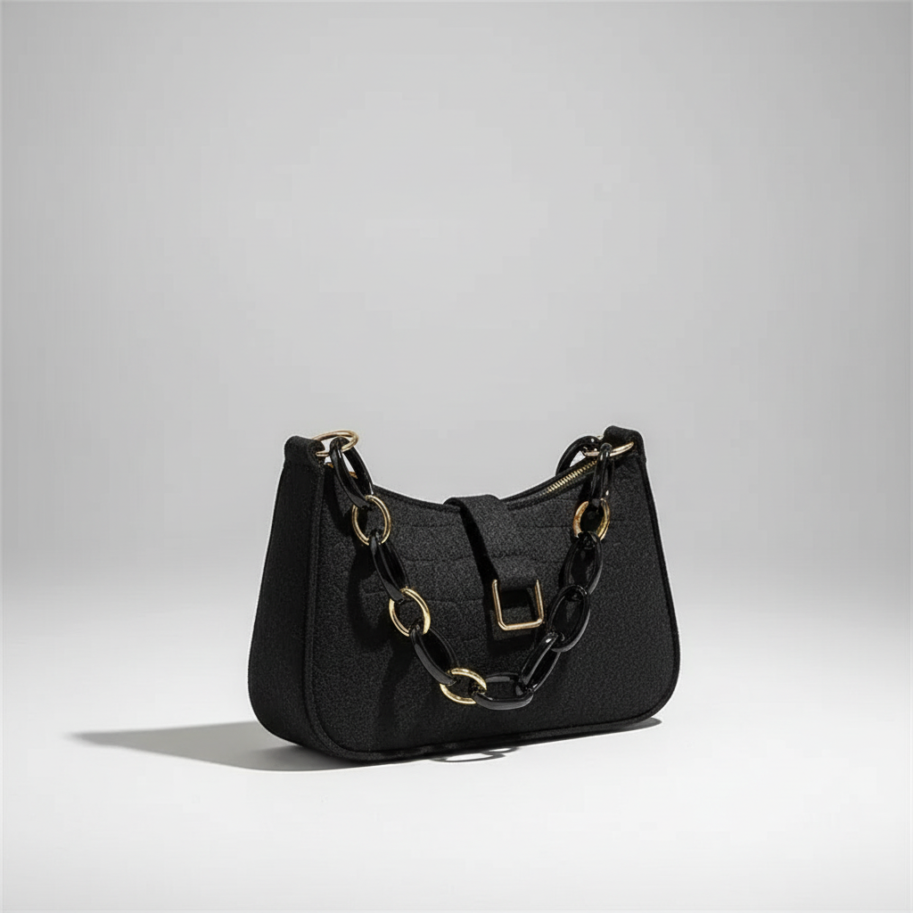 Kleine Filz-Sichel-Tote-Tasche