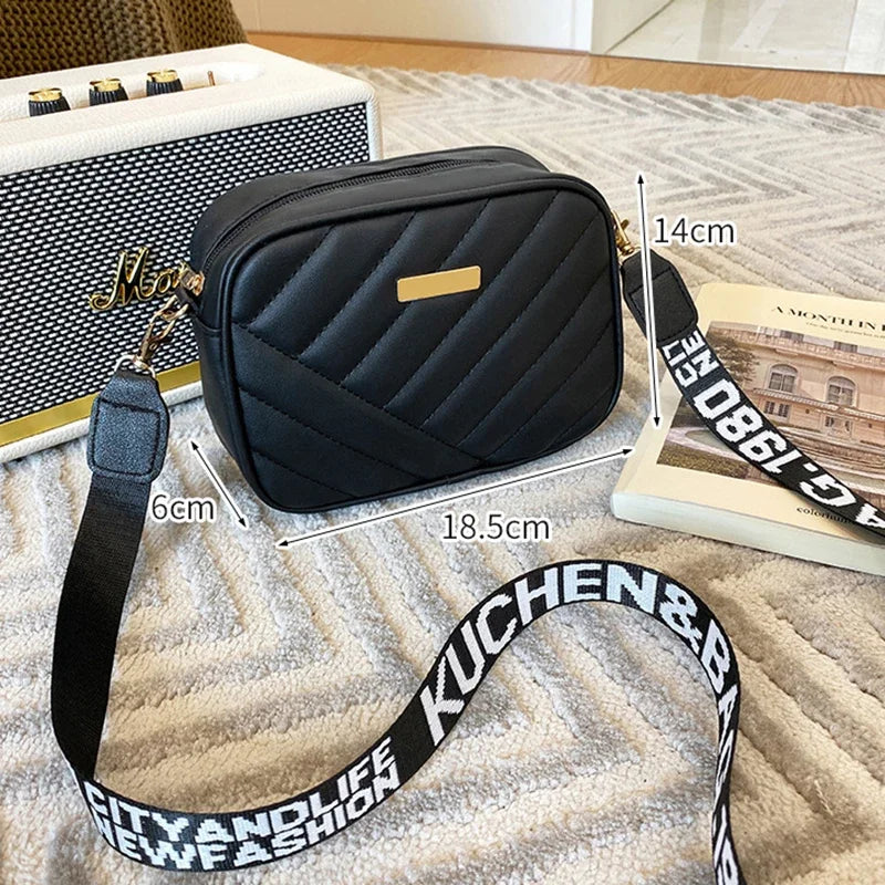 Kleine gesteppte Crossbody-Tasche