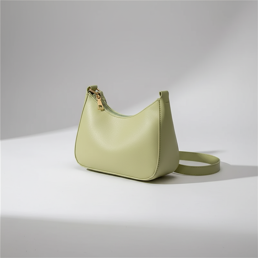 Kleine weiche PU-Schultertasche