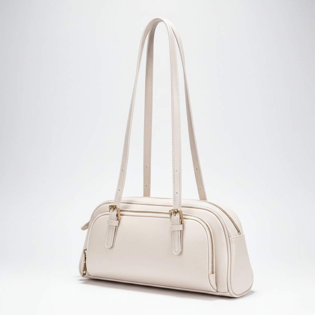 Weiche Schultertasche aus Echtleder