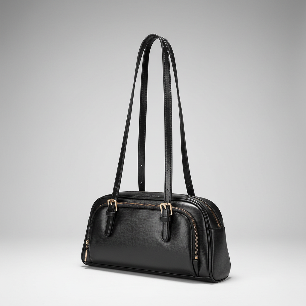 Weiche Schultertasche aus Echtleder