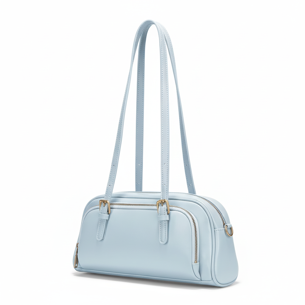Weiche Schultertasche aus Echtleder