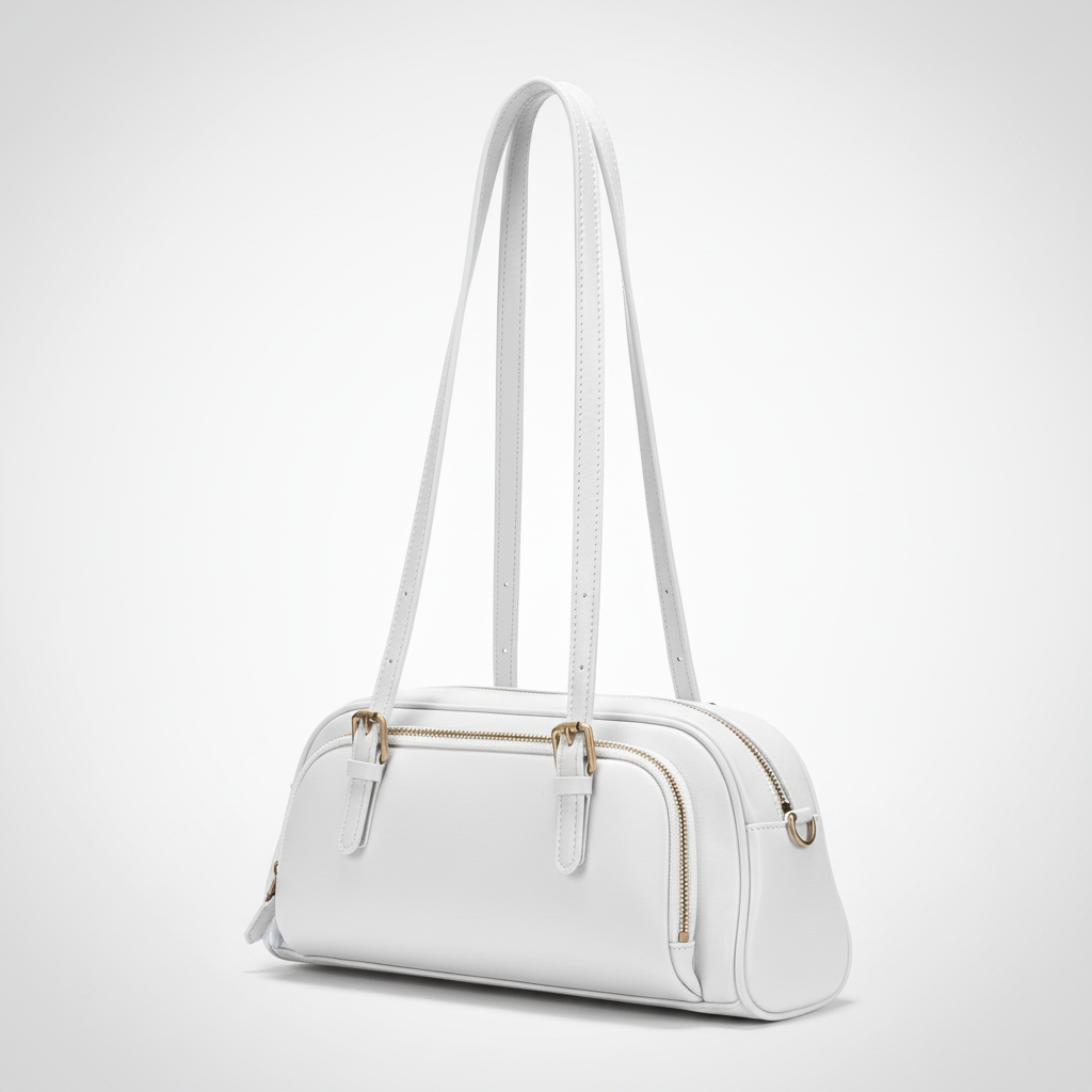 Weiche Schultertasche aus Echtleder