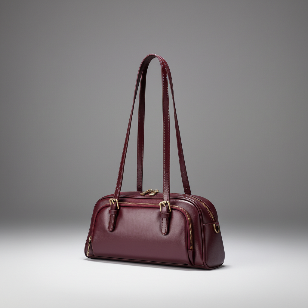 Weiche Schultertasche aus Echtleder
