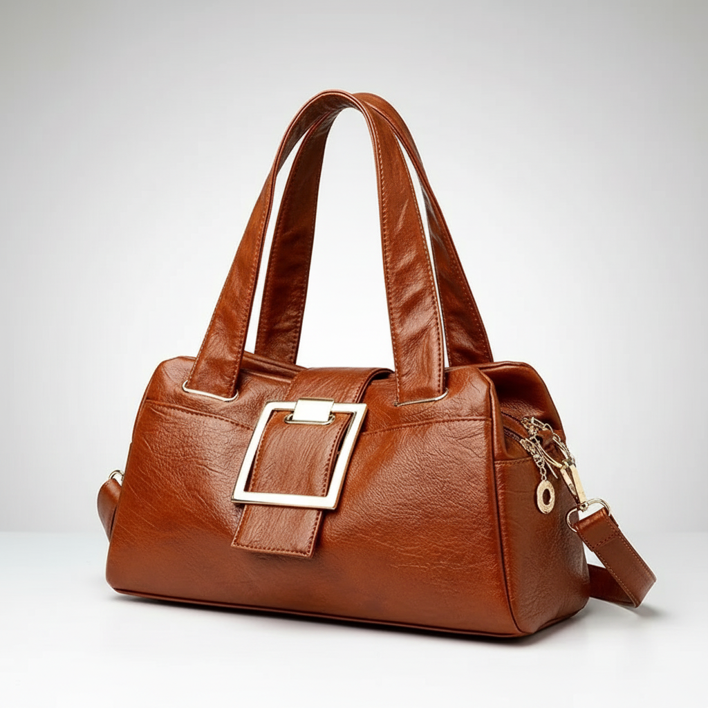 Weiche Mikrofaser-Satchel-Tasche