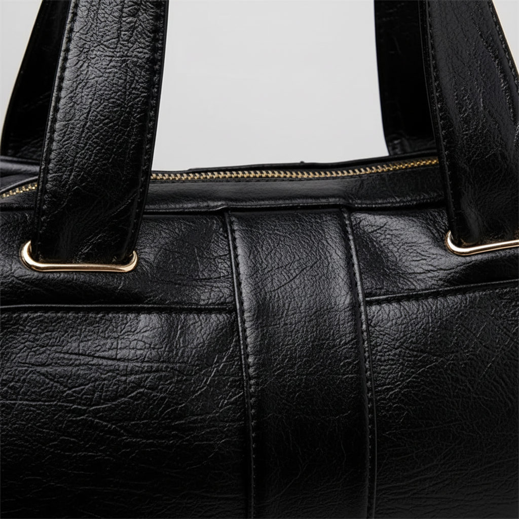 Weiche Mikrofaser-Satchel-Tasche