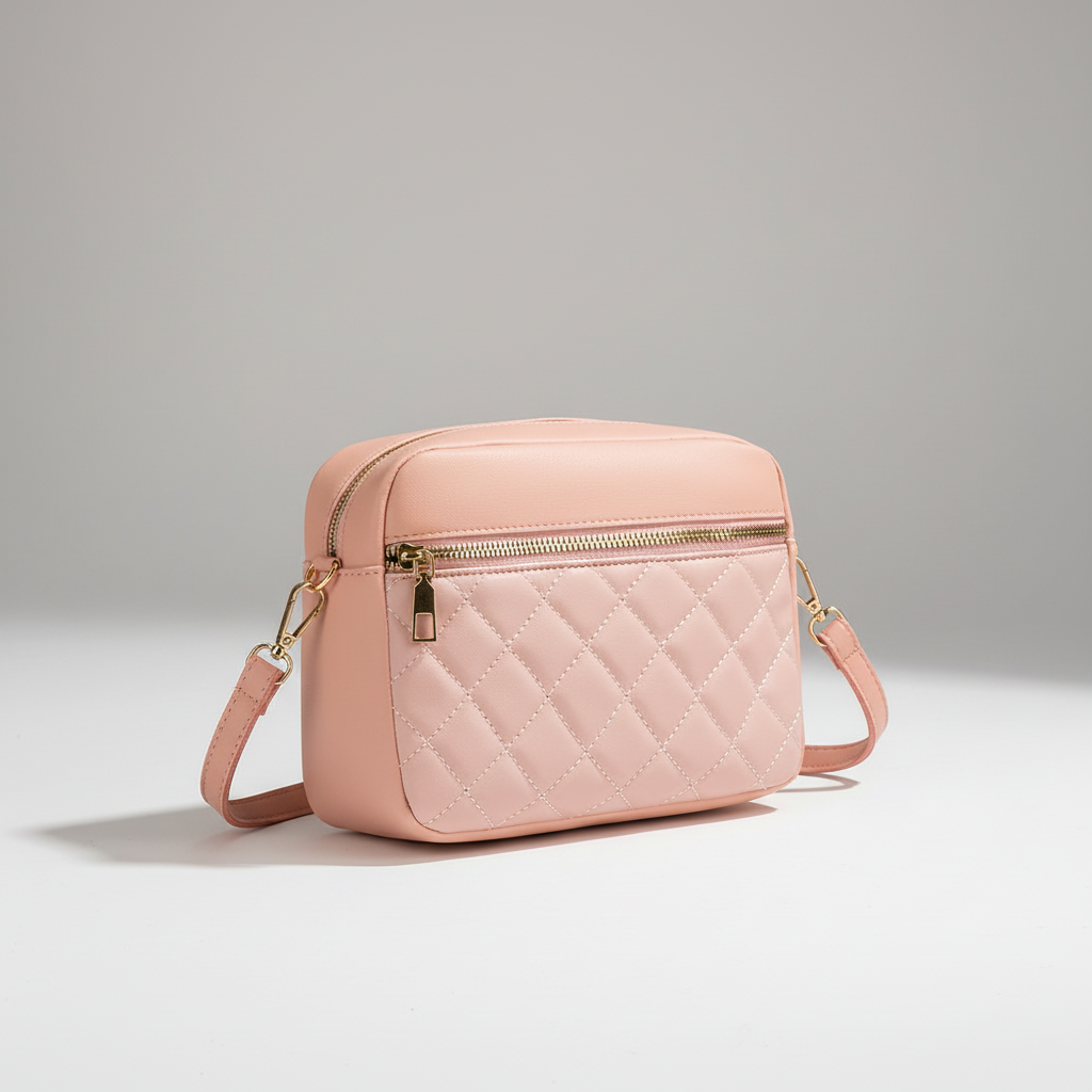 Weiche Crossbody-Tasche aus Spaltleder