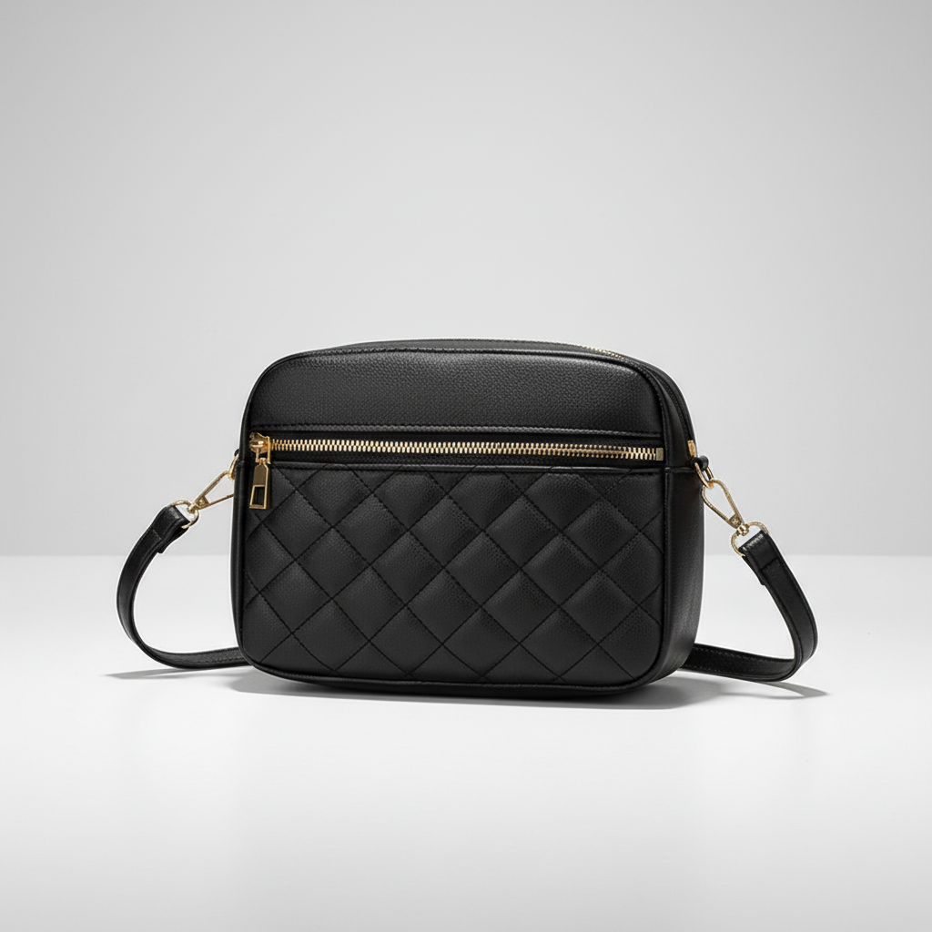 Weiche Crossbody-Tasche aus Spaltleder
