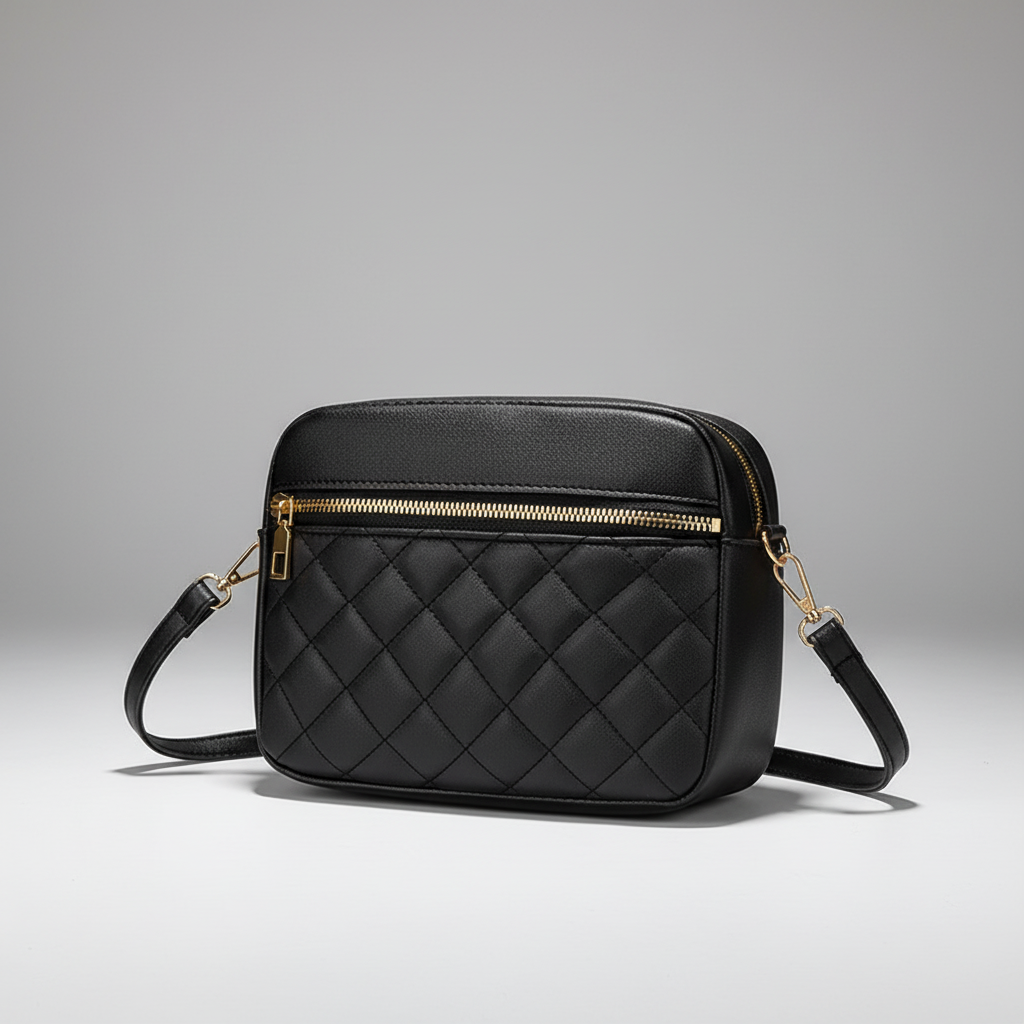 Weiche Crossbody-Tasche aus Spaltleder