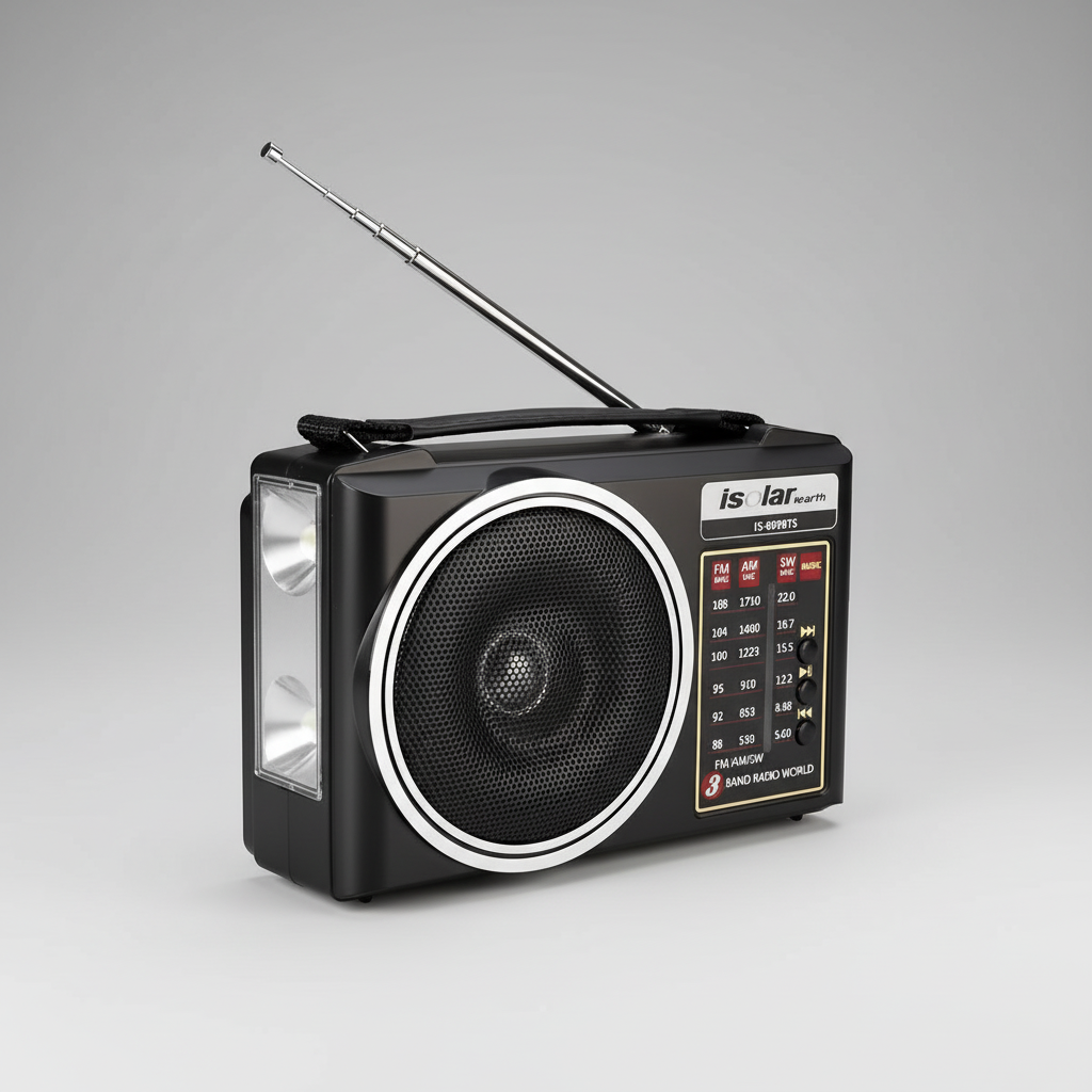 Solaraudio Tragbares Solarnotfallradio