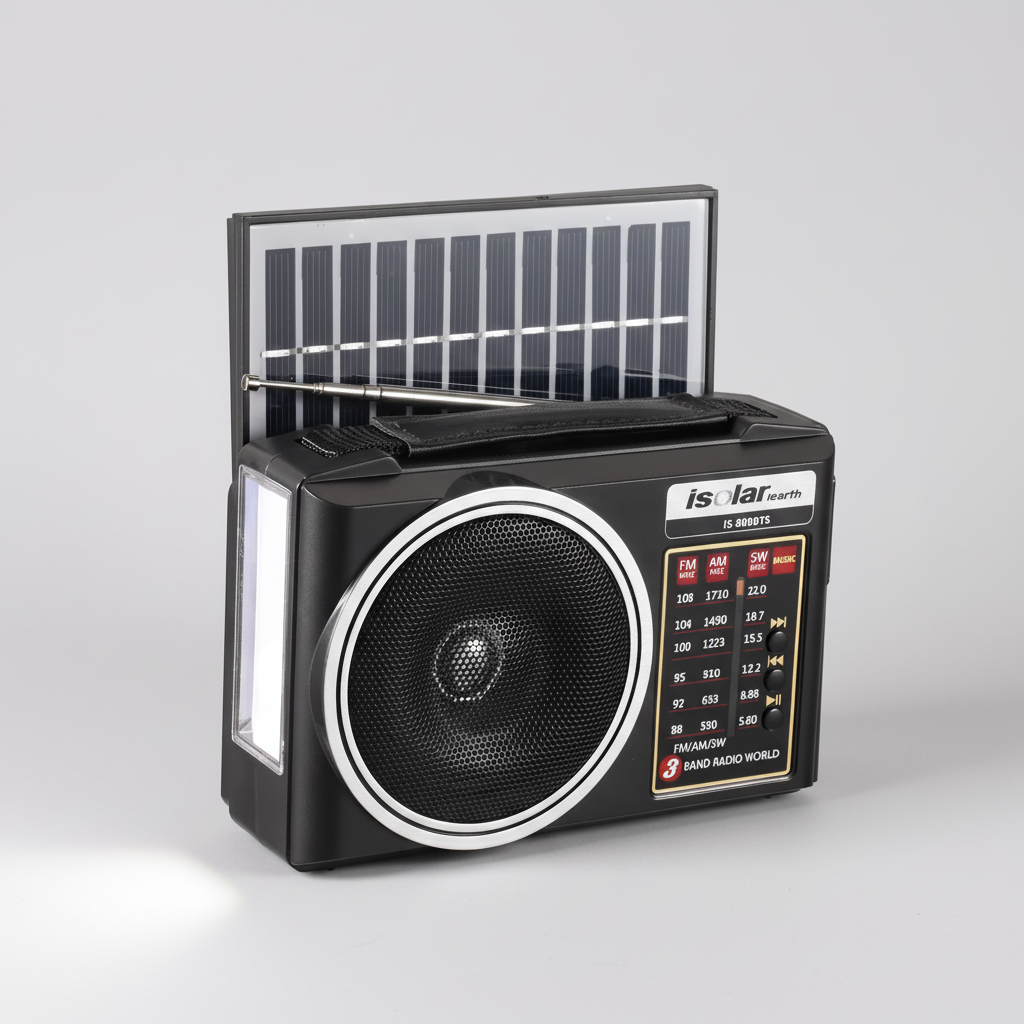 Solaraudio Tragbares Solarnotfallradio