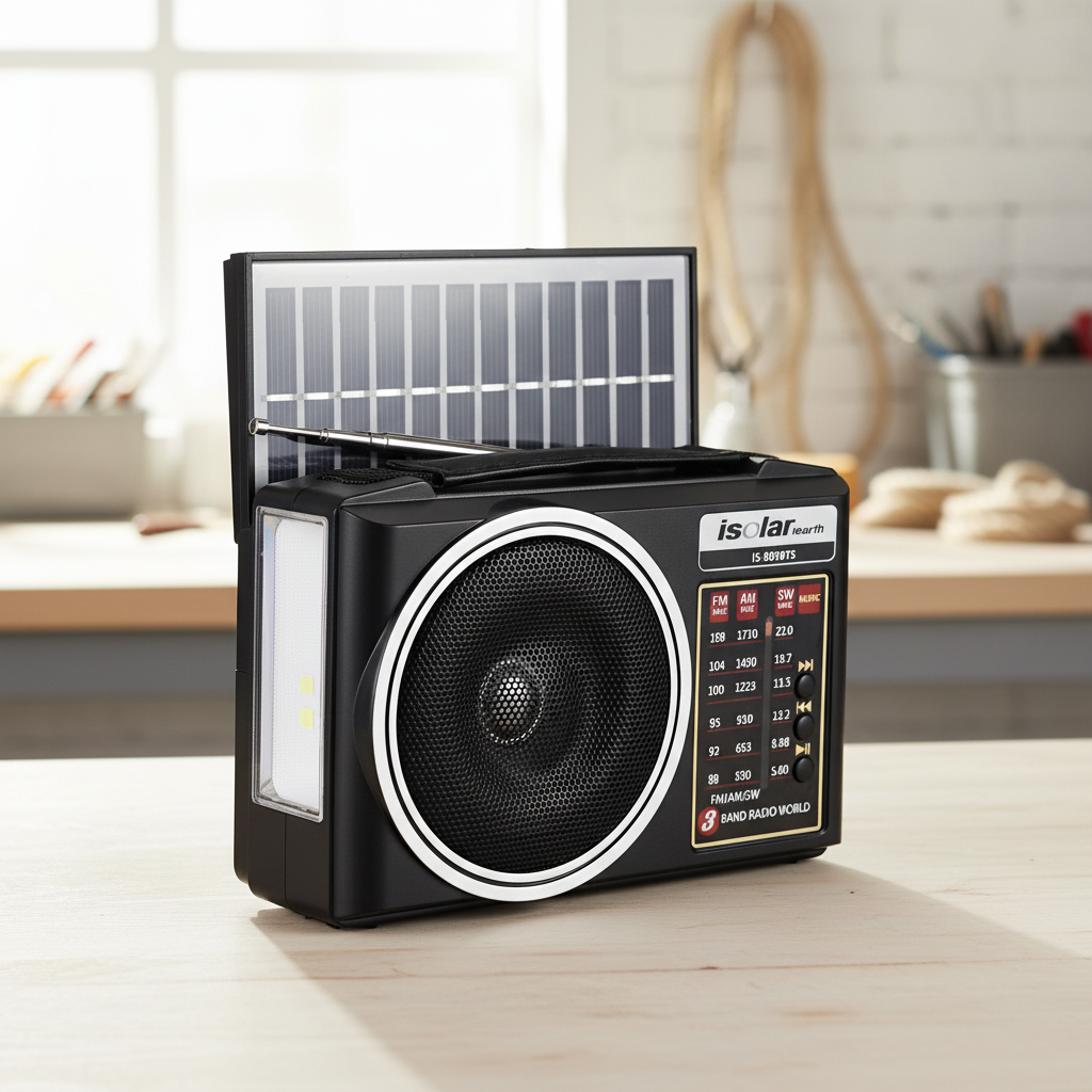 Solaraudio Tragbares Solarnotfallradio