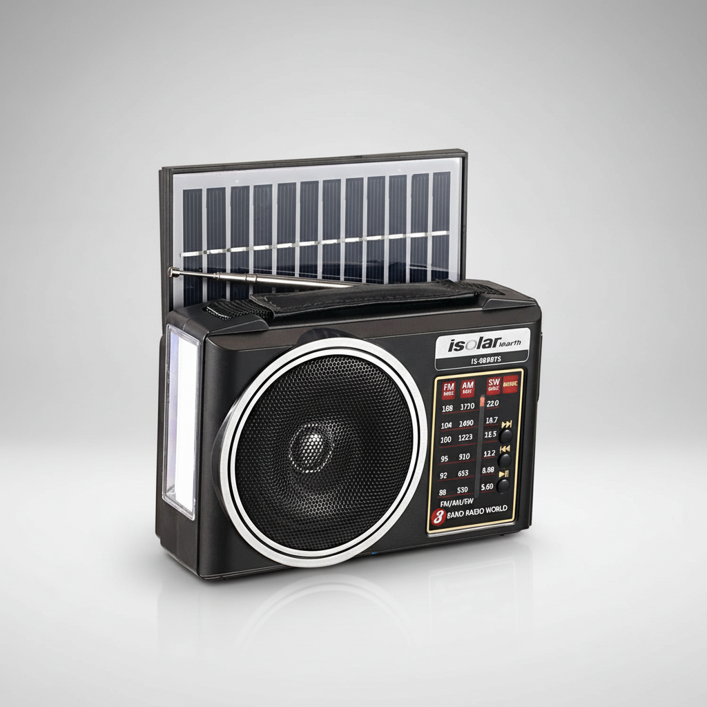 Solaraudio Tragbares Solarnotfallradio