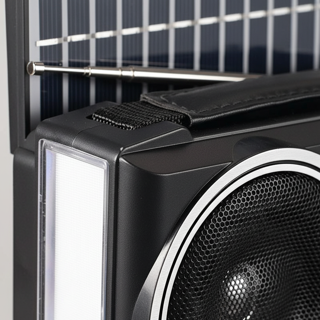 Solaraudio Tragbares Solarnotfallradio
