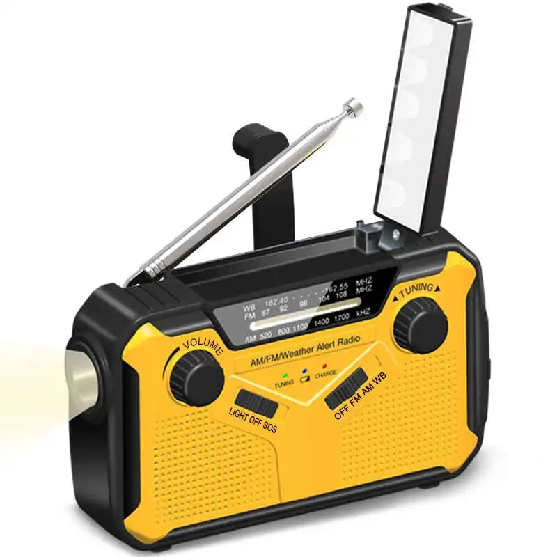 Solifone Tragbares Kurbel-Solarradio