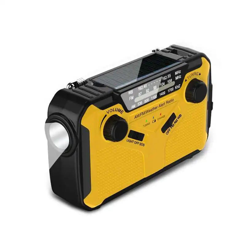 Solifone Tragbares Kurbel-Solarradio