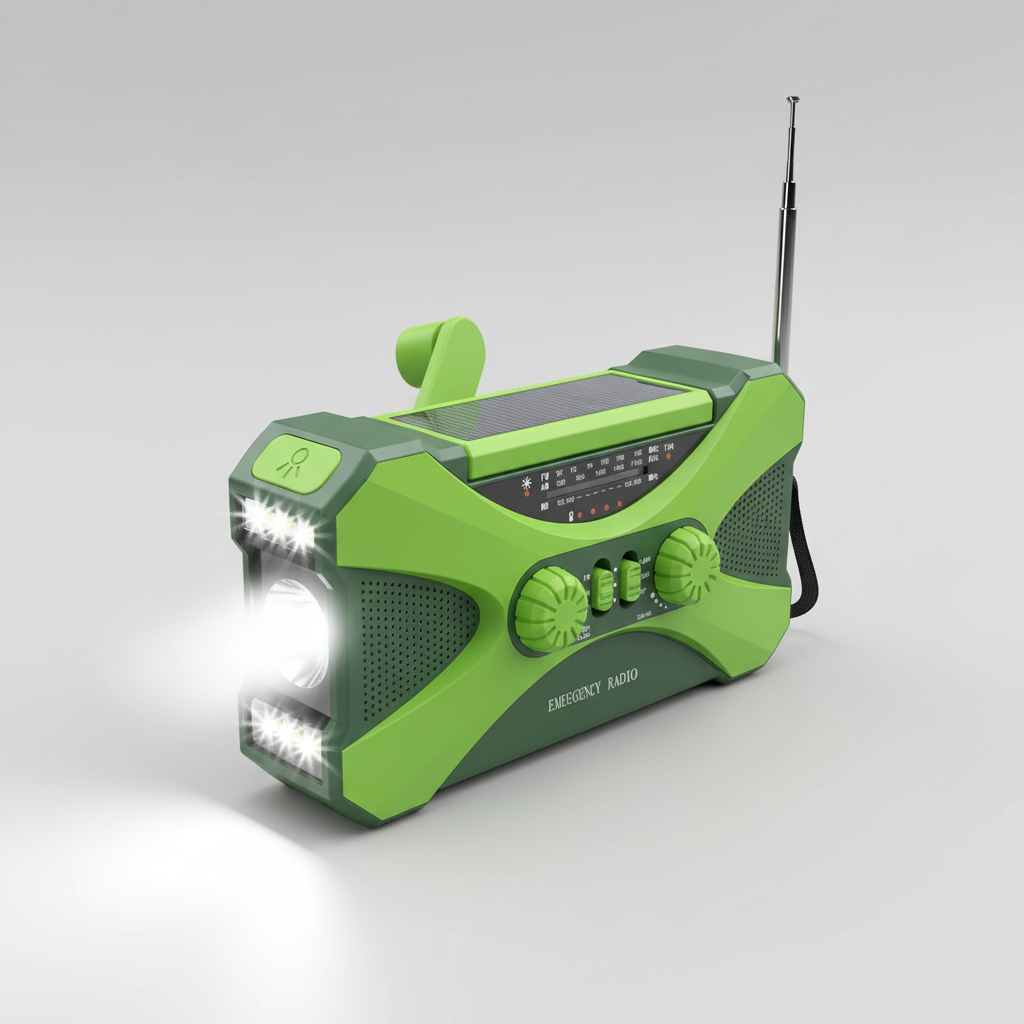 Solivox Solar-Kurbel-Notfallradio